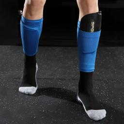 Um conjunto de meias de proteção de futebol com bolso para o futebol shin pads perna protetor de bezerro mangas adulto shin guard suporte meia - Image 6