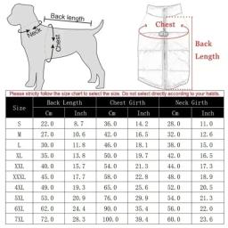 Casaco acolchoado impermeável e à prova de vento para cães, roupa quente, colete, casaco de estimação, labrador, buldogue, pequeno, médio, inverno - Image 6