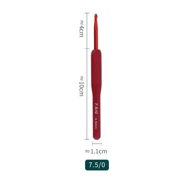 Agulhas de Tricô de Madeira com Alças Almofadadas e Gancho de Crochê em Aço Inoxidável - Ideal para Tranças de 0,6 a 12 mm