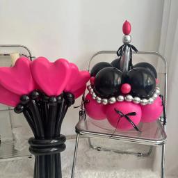 Chapéu de Aniversário para Crianças, Bolo Rosa e Branco Balão, Ativo Foto Adereços, Foto Adereços Suprimentos, Ins Aniversário, Bonito, peculiar - Image 4