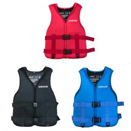 Casaco salva-vidas de neoprene para adultos e crianças, colete pesqueiro, caiaque, canoagem, natação, surf, drifting, segurança hídrica, novo - Image 1