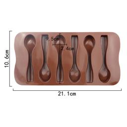Molde de silicone antiaderente para decoração de bolo, ferramenta de cozimento, grade de gelo, para chocolate, biscoito, doces, geléia, diy - Image 5