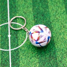 Futebol e Futebol Keychain Set, lembrança perfeita, presente para os fãs de esportes, Mochila Acessórios, 1Pc - Image 1