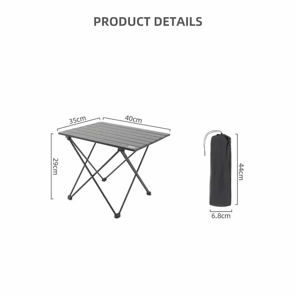 Tarka-mesa dobrável para camping ao ar livre, mesa portátil para piquenique, churrasco, alta resistência, alumínio ultraleve - Image 1