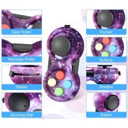 Fidget Pad com 8 funções Fidget, Fidget Controller, Stress Reducer, Toy Cube, Alivia Stress e Ansiedade Brinquedos - Image 3