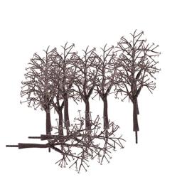 Modelo Marrom O Tronco Nú, Trem Ferroviário, Cenário De Construção, Escala HO, Jardim, Cena De Inverno, Modelo De Layout, 6-14cm, 20Pcs - Image 3