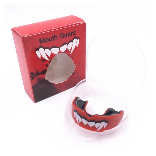 Protetor Bucal EVA Gum Shield para Boxe, Futebol, Rugby e Taekwondo - Proteção Eficiente para os Dentes - 1 Unidade