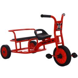 Triciclo de pedal duplo infantil, Triciclo para crianças, esportes ao ar livre, carrinho de criança, táxi, triciclo, triciclo para jardim de infância, 2-8 anos - Image 1
