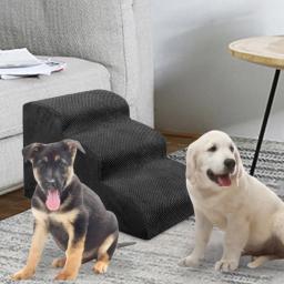 Pequenos Animais Anti Slip Ramp para Animais De Escada Do Cão, Escada De Escalada Do Gato, Sofá Cama Do Gatinho, Sofá Alto, Suprimentos De Carros, 3 Passos - Image 2