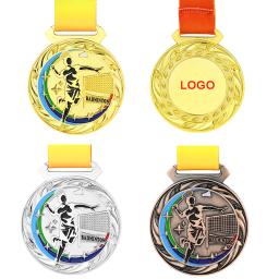7cm 100g medalha de badminton alta qualidade emblemas lembranças escola esportes combinar ouro prata bronze medalhas de metal troféu impressão gratuita - Image 4
