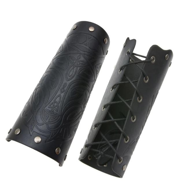 Armadura Medieval para Cosplay: Aquecedores de Braço Viking, Pirata e Cavaleiro com Design Steampunk