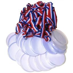 Projete seus próprios troféus do prêmio, medalha de fita para crianças, festivais esportivos corporativos, festa esportiva, bricolage, 24 pcs - Image 5