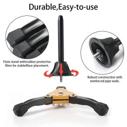 Suporte de tripé dobrável portátil para clarinete, flauta, oboé, instrumento de sopro, antiderrapante, suporte leve, acessórios - Image 2