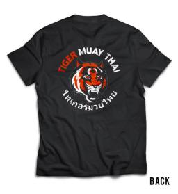 Tiger Muay Thai Kick Boxing T-shirt masculina de manga curta, tops com gola O, streetwear Harajuku, tops de algodão, verão, novo - Image 3