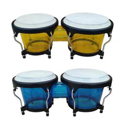 Educacional Africano Hand Drum Set para crianças, percussão Bongos, presentes de aniversário, crianças e adultos, iniciantes, 6 polegadas, 7 polegadas - Image 1