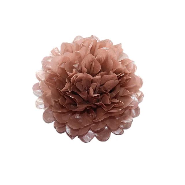 Pompons de Papel Tissue para Decoração de Casamentos, Baby Showers e Festas de Aniversário - Conjunto com 10 Peças de 6 Polegadas
