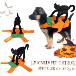 Fantasia de Cosplay engraçada de Halloween, Roupas para cães e gatos, Fantasias de Halloween para cães pequenos e médios, 2024, 1pc - Image 5