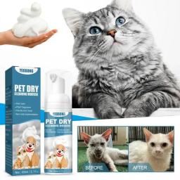 Cat Shampoo Mousse De Limpeza Para Animais De Estimação, Sem Lavagem, Seguro, Sem Banho, Eliminador De Odores, Sem Água, Suprimentos De Higiene - Image 2