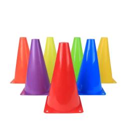 Cones resistentes à pressão do treinamento do futebol, 10pcs, 23cm, acessórios dos esportes, 5 cores, para exterior, futebol, basquetebol - Image 2