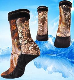 Meias de mergulho de neoprene, Snorkeling Fins, Botas de esportes aquáticos, Adulto Wet Suit Shoes, 3mm - Image 5