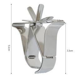 Clipes de frutas e vegetais de aço inoxidável, Pet Plastic Clips, Alimentador de animais pequenos papagaio, Ferramenta de alimentação - Image 3