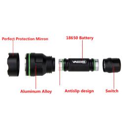 LED Lanterna de Caça Tática, Tiro Scout Lights Set, USB Tocha Recarregável, Verde, Vermelho, Branco, C8, 350LM, 600-800 Yards Range - Image 6