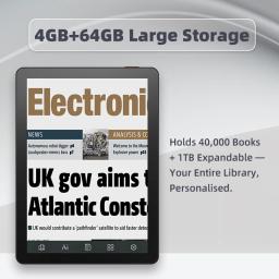 Leitor de e-book Bigme B6, livro eletrônico de tinta eletrônica de 6 polegadas, luz frontal de 36 níveis, sistema operacional Android 14 integrado Google Play, ereader de 4 + 64 GB - Image 5