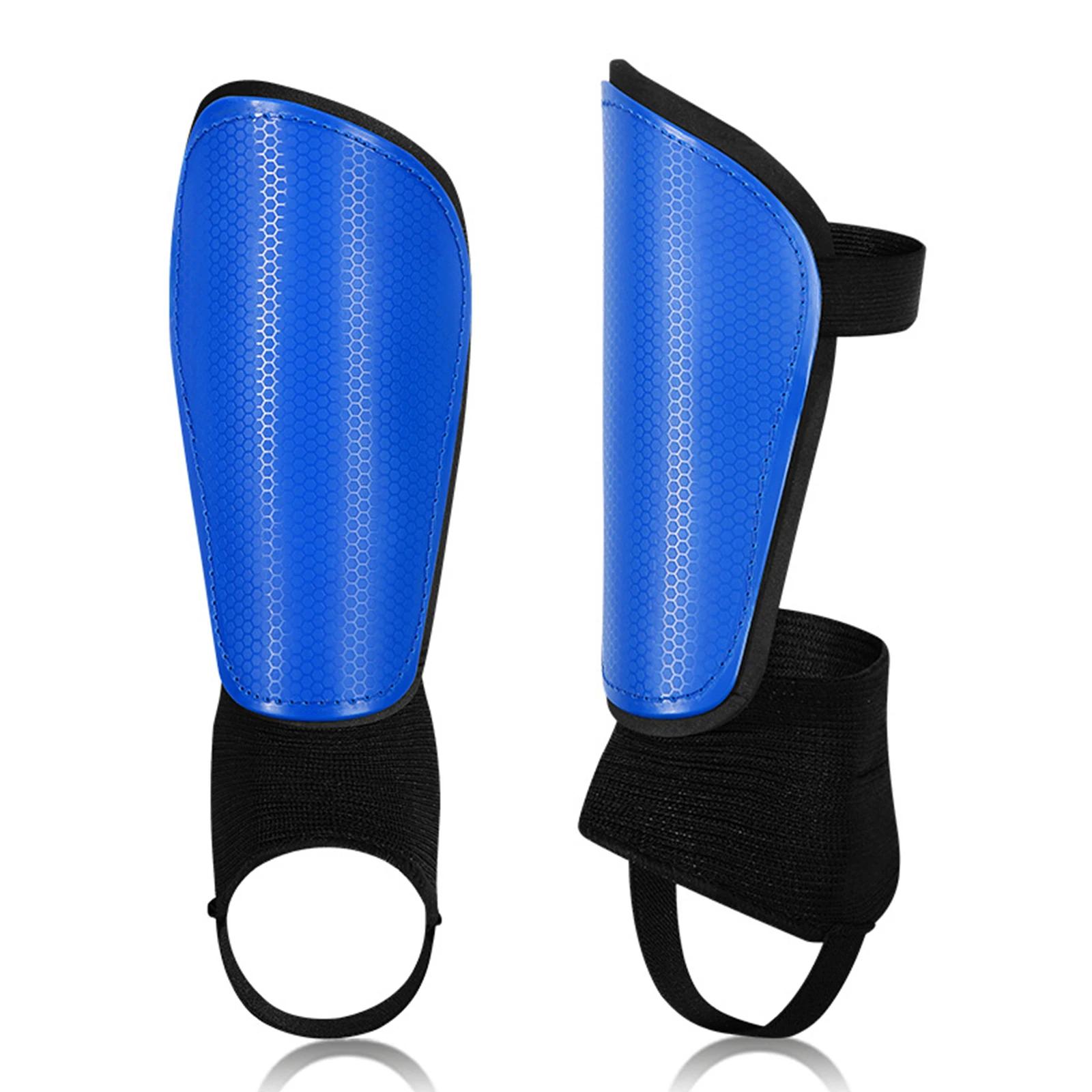 Futebol Shin Guard com Tornozelo Protetor, Alças Ajustáveis, Futebol Equipamento de Proteção, Equipamento para Crianças, Jovens, Adultos, Novo - Image 1