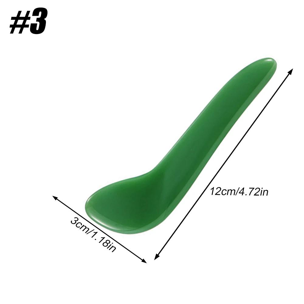 1 pçs gua sha raspagem ferramenta de massagem, resina natural guasha ferramenta ferramentas de massagem conjunto para a cara de volta e pescoço liberação, reduzir a dor muscular - Image 1