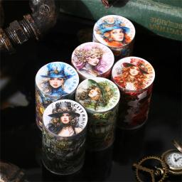 Fitas adesivas decorativas para scrapbooking, adesivos japoneses, punk, cidade, animal de estimação, diy, diy, 1pcs/1 lote - Image 1