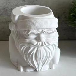 DIY Santa Claus Silicone Mold com furos, cimento gesso, Natal Pot - Image 5
