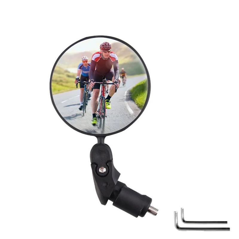 Espelho Retrovisor de Bicicleta Universal, Ajustável Girar, Ângulo Largo, Guiador de Ciclismo, Espelhos Retrovisores para MTB, Acessórios de Estrada, 2Pcs - Image 1