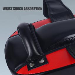 1 pçs couro do plutônio boxe alvo mão pé kicking almofada saco para muay thai taekwondo mma artes marciais treinamento equipamentos de fitness - Image 6