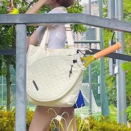Saco de raquete de tênis decorativo com alças ajustáveis, Pickleball Paddles, 2 raquetes femininas, organizador de esporte ao ar livre - Image 4