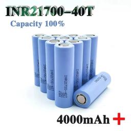 -Bateria original 21700 4.0Ah INR21700-40T 4000mAh 30A 40T 3.7V Bateria de íon de lítio de alta descarga/grande capacidade - Image 1