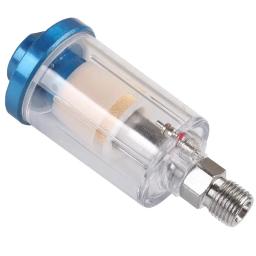 Filtro de Ar Separador de Óleo de Água e Umidade, Compressor Spray Paint Gun Tool, Peças de Pressão, Estilo Europeu, 1/4 '', 1 ou 5Pcs - Image 4