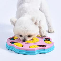 Brinquedos interativos do enigma do alimentador lento para animais de estimação, Brinquedos do enigma do cão, Puppy IQ Food Dispenser, Comer lentamente, Tigela antiderrapante, Jogo de treinamento do gato - Image 3