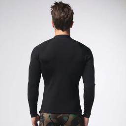 Roupa de mergulho de neoprene de manga comprida masculina regata 1.5mm modelador de corpo de alta elasticidade slim fit roupas esportivas para mergulho - Image 5
