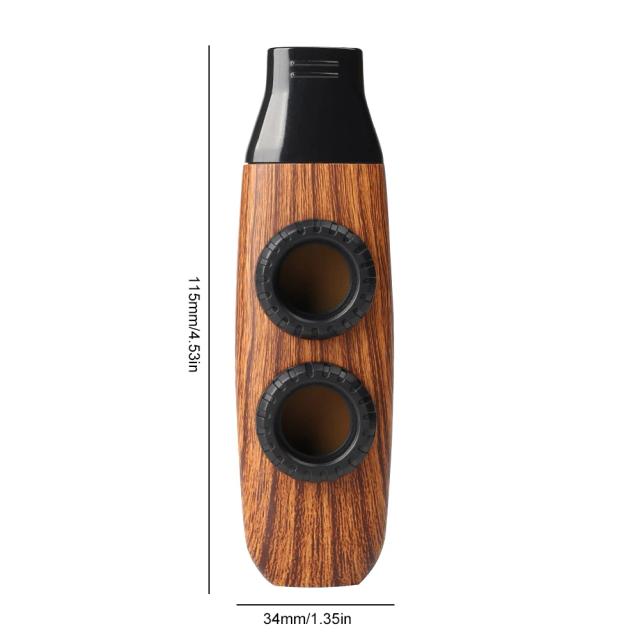 Kazoo de Duplo Orifício: O Instrumento Musical Portátil e Versátil para Guitarra, Ukulele e Acústico