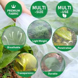 Cobertura de Pragas, Vegetais, Inseto, Rede de Proteção de Mosquitos, Fruta, Flores, Cobertura de Malha de Jardim, 60 Mesh - Image 5