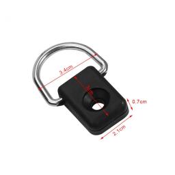 Anel D para canoa Kayak Bungee, cabo de choque, corda de vela com parafuso, kit de pesca, deck Fitting Set, 10PCs - Image 4