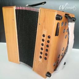 Instrumento acordeão de latão diatônico, estilo clássico Premium, 34K12B, venda quente, 2022 - Image 3