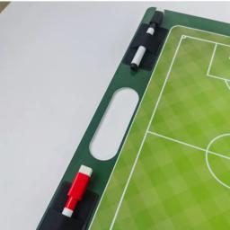 Portátil PVC Futebol Tática Board, Resistente ao Desgaste, Reutilizável Futebol Coaching Plate, Leve, Prancheta Estratégia - Image 3