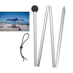 Pólos de barraca telescópica liga alumínio suporte dossel pólos acampamento para dossel abrigo tenda pólo para lona 1.6m/2m dobrável tenda hastes - Image 6