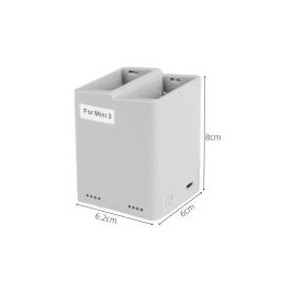 Para mini 3/4pro bateria de carregamento em dois sentidos hub drone carregador de bateria compatível com mini 3/3pro/4pro série drone acessórios - Image 4