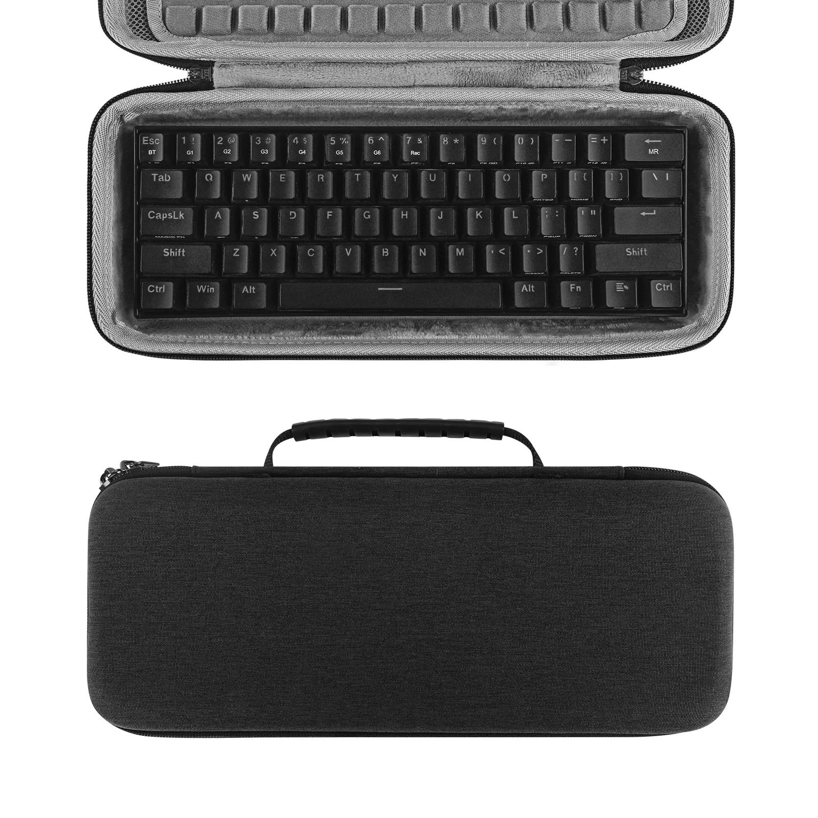 Caso do teclado de geekria 60 por cento, saco portátil duro do curso para o teclado mecânico do jogo razer huntsman mini 60% teclado do jogo - Image 1