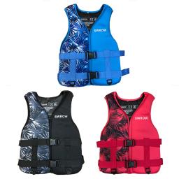 Casaco salva-vidas para adultos e crianças, impressão requintada, neoprene, esportes aquáticos, caiaque, canoagem, surf, rafting - Image 1