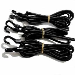 0.4m/1m/1.5m/2m resistente elástico bungee cabo de choque cinta estiramento gancho plástico carro bagagem tenda caiaque barco canoa bicicletas corda gravata - Image 1
