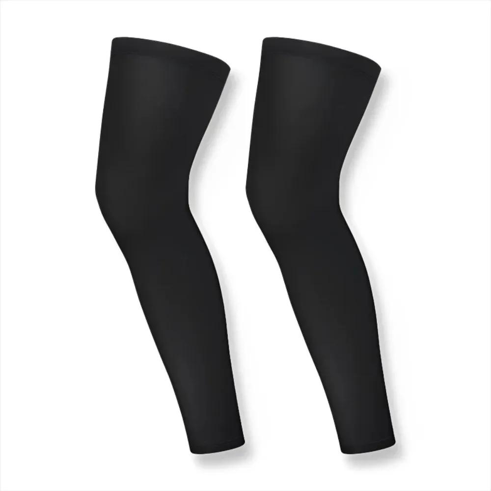 Verão ciclismo perna mangas de compressão esportes ao ar livre secagem rápida proteção do joelho leggings correndo basquete anti pernas antiderrapante - Image 1