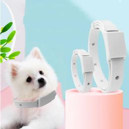 Coleira de Silicone Anti-Flea Pet, Coleira Tick para Cães e Gatos Pequenos, Acessórios para Animais de Estimação, 8 meses - Image 3